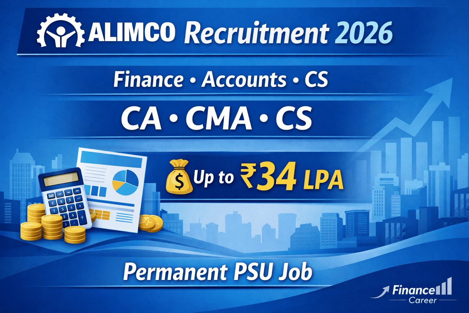 ALIMCO Recruitment 2026: Finance, Accounts & Company Secretary Jobs | CA CMA CS