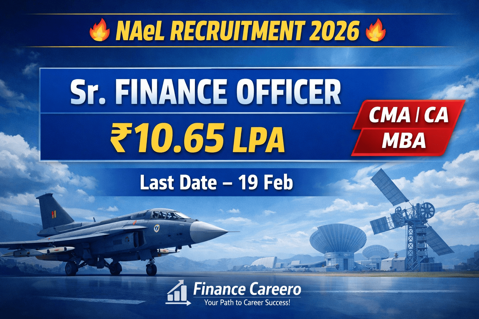 NAINI Recruitment 2026 Notification Out – Sr HR & Sr Finance Officer | CMA CA MBA Eligible | ₹10.65 Lakh CTC