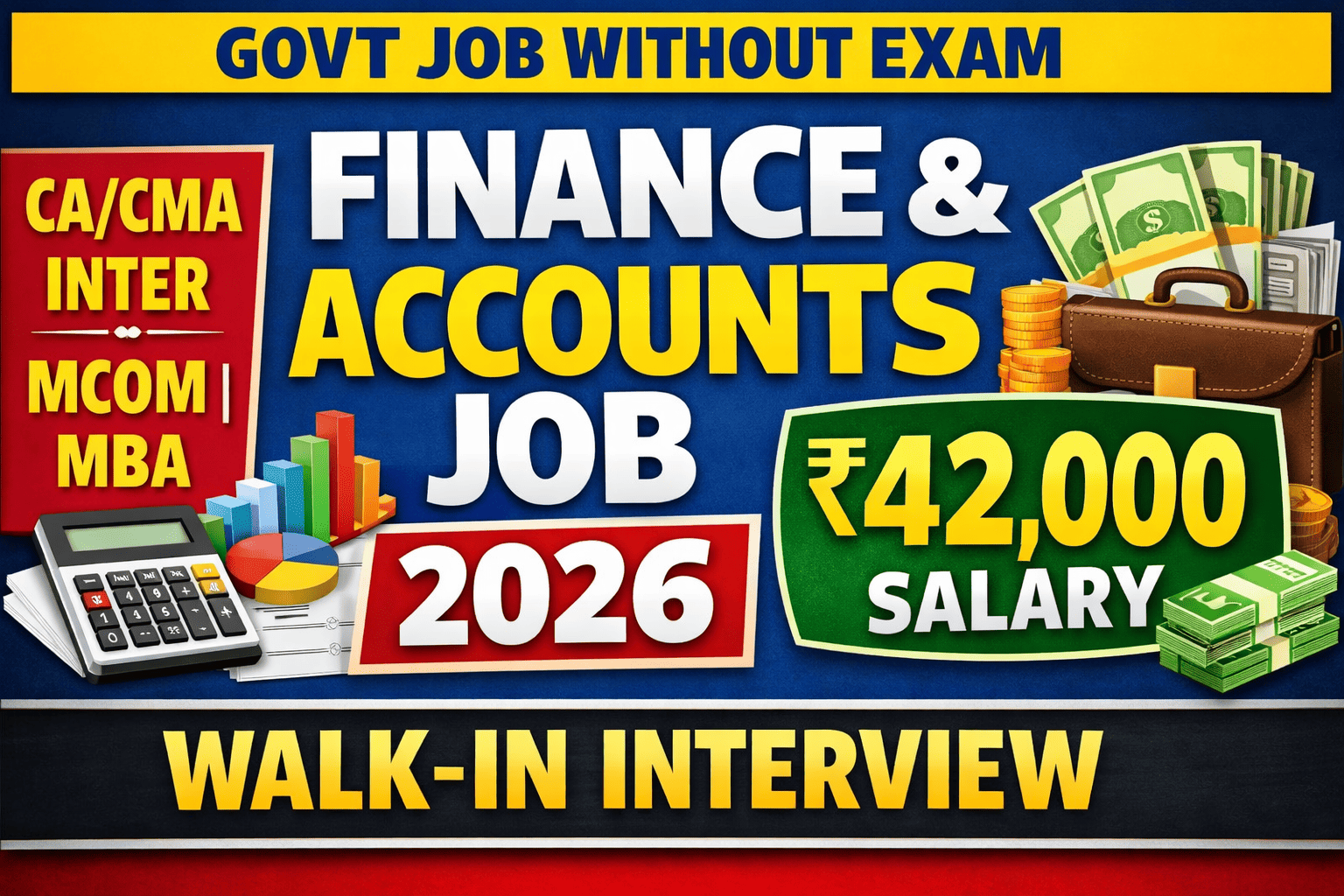 ICMR Young Professional Finance Recruitment 2026 | CA CMA Inter Govt Job | ₹42,000 Salary | Walk-In Interview