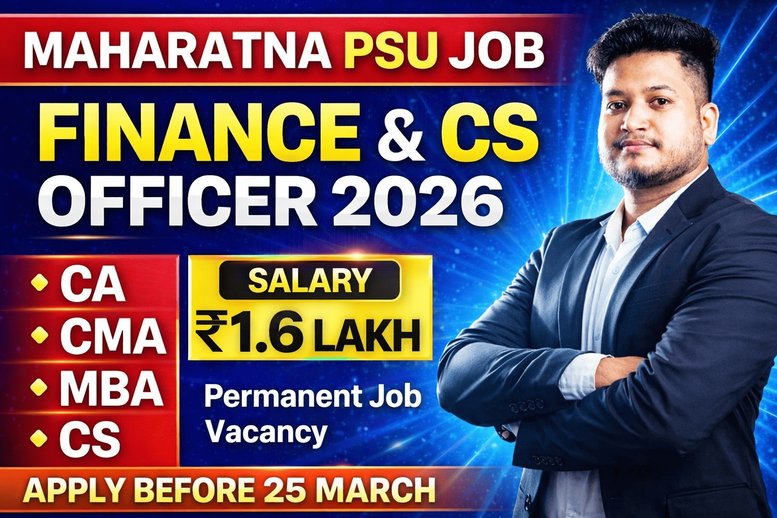 HPCL Officer Finance & Company Secretary Recruitment 2026 | CA CMA MBA PSU Job Salary ₹1.6 Lakh