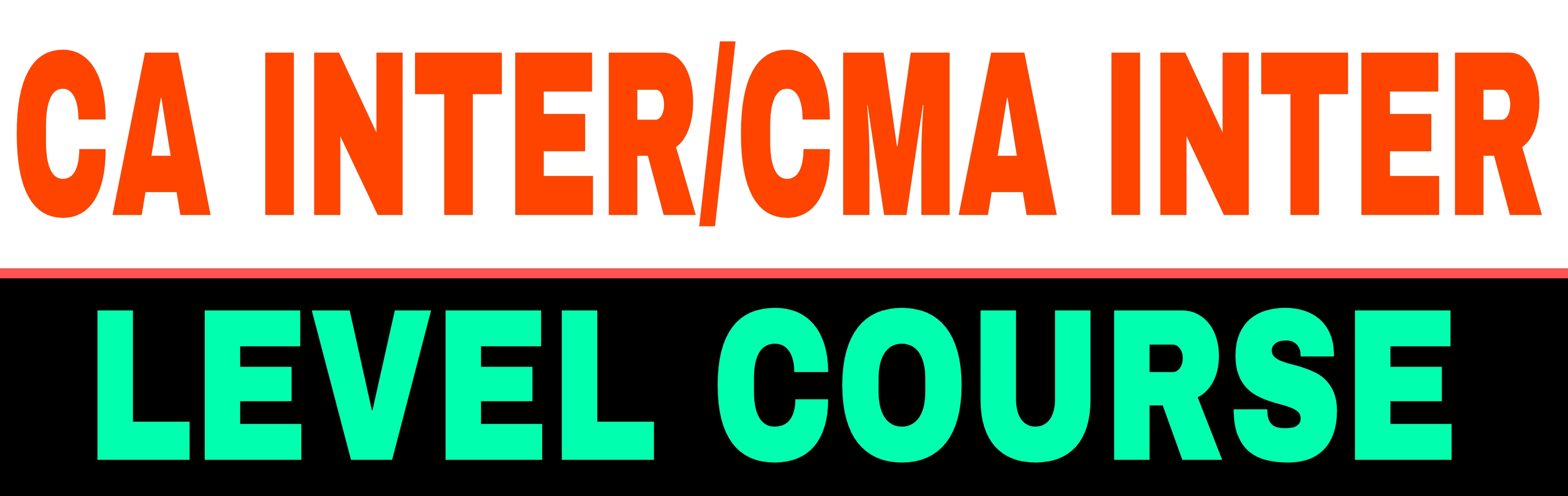 CA INTER/CMA INTER