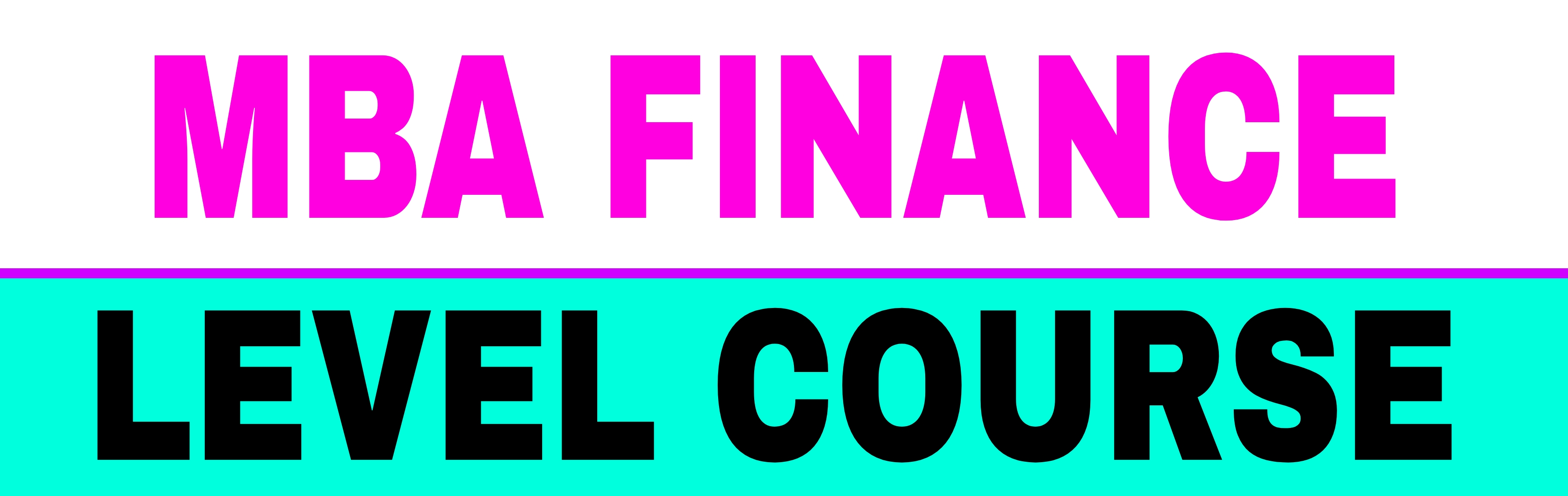 MBA Finance