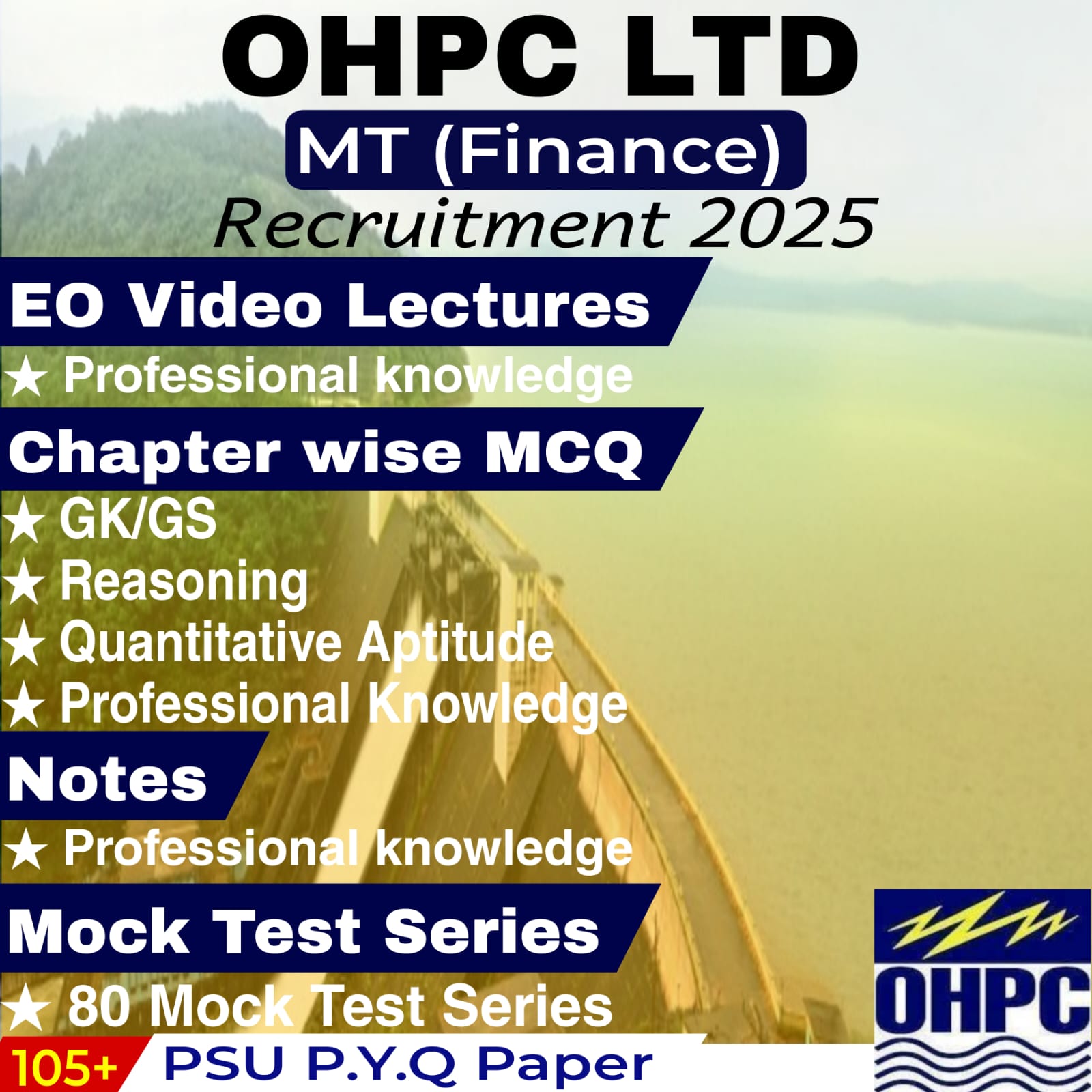 OHPC MT Finance Video Lectures, MCQs, Notes, Mock Tests & Previous Year Question Papers (e-book) 2025